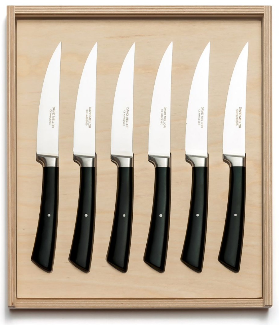 David Mellor Steak Knife Set – The Grey Pearl