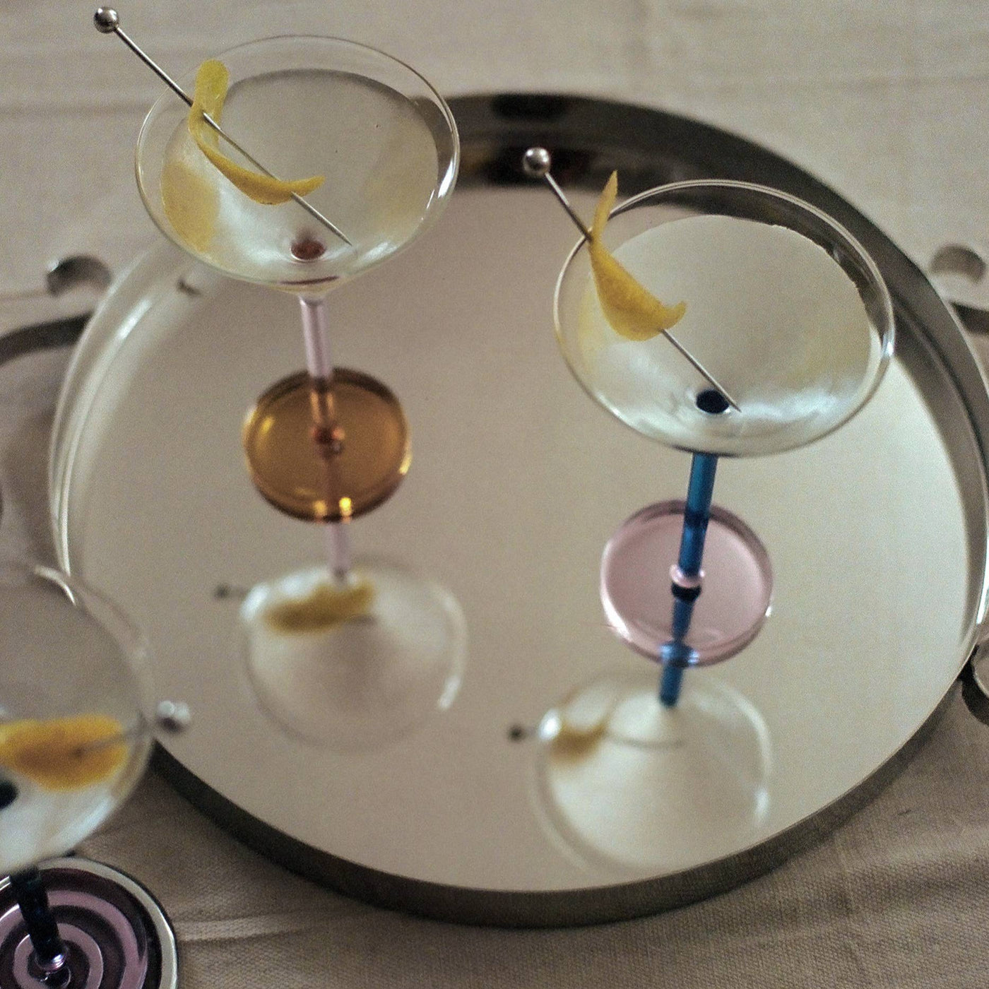 Piano Cocktail Glasses, Bluenote