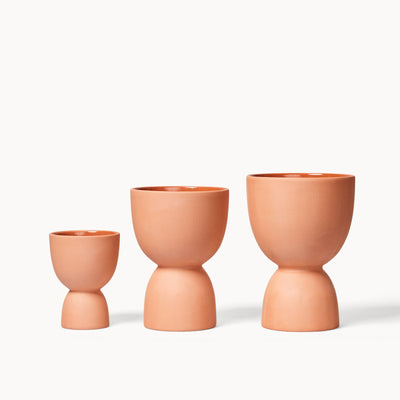 Terracotta Stacked Planters: Small