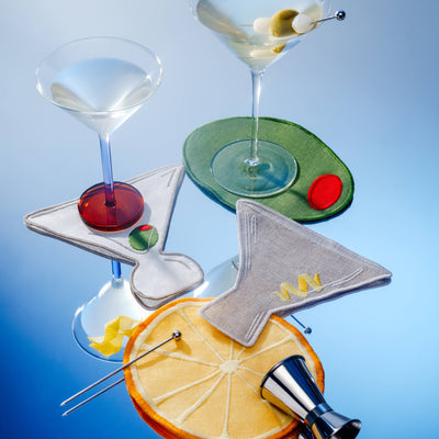 Martini Cocktail Napkins - Set Of 4