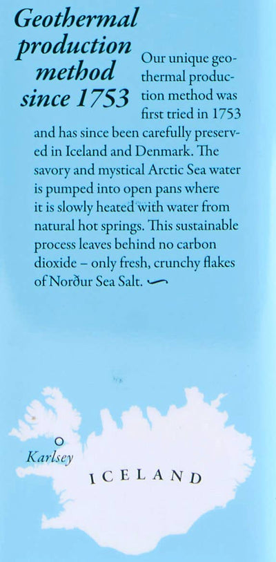 Nordur Salt-Arctic Sea Salt in Tin Can
