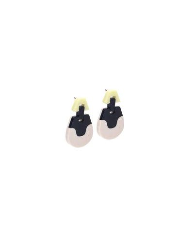 Panorama Wave Earrings Vanilla