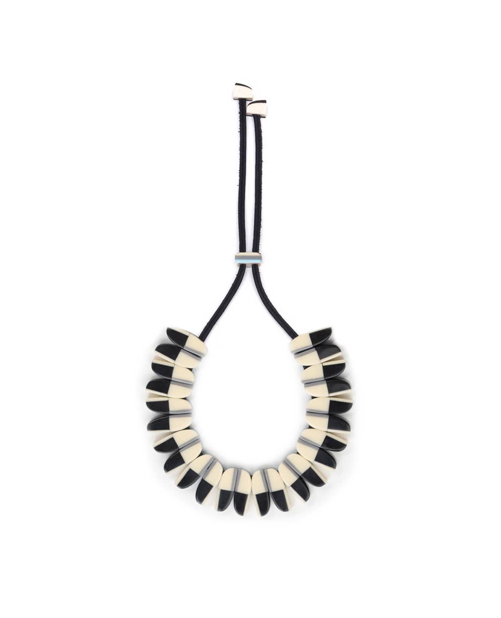 Aurora One Line Collar Necklace Blue