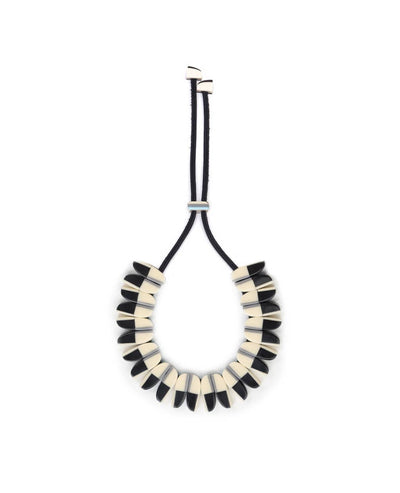 Aurora One Line Collar Necklace Blue