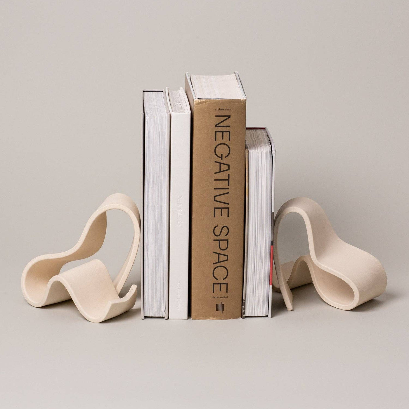 Fettu Bookends (1 Pair), Bone