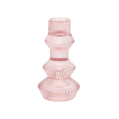 Ribbed 3-Tier Candle Holder