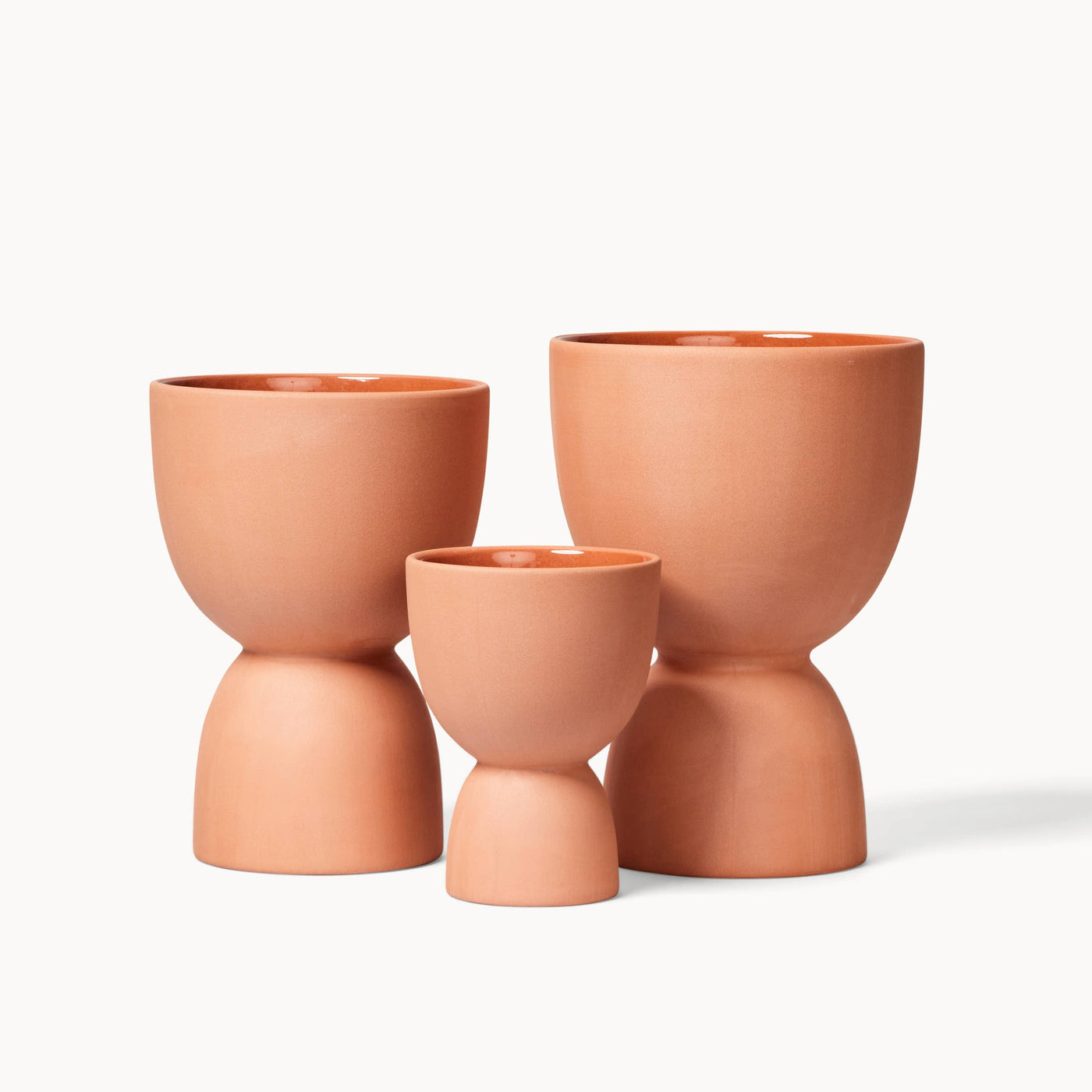 Terracotta Stacked Planters: Small