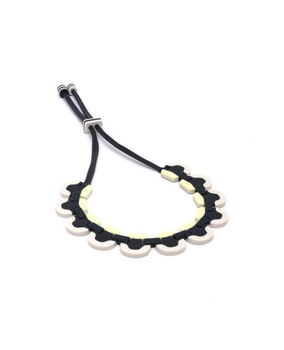 Panorama Wave Necklace Vanilla