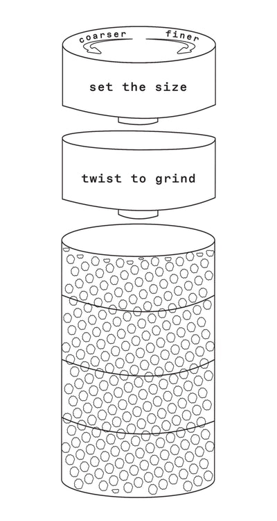 DIMES PEPPERMILL - Brown