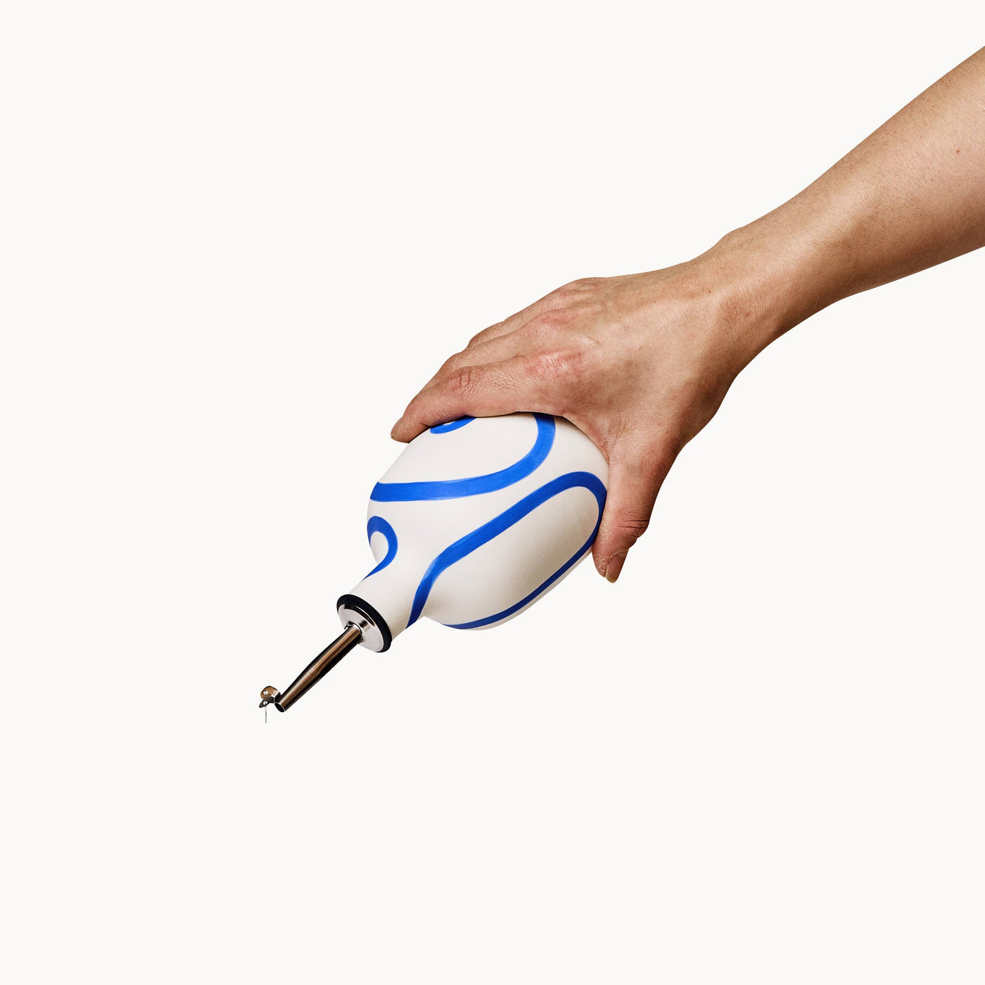 Oil / Vinegar Cruets - Cobalt Outline: Short