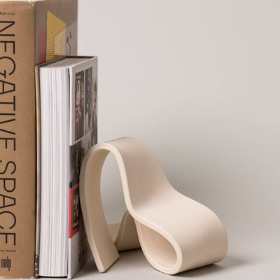 Fettu Bookends (1 Pair), Bone