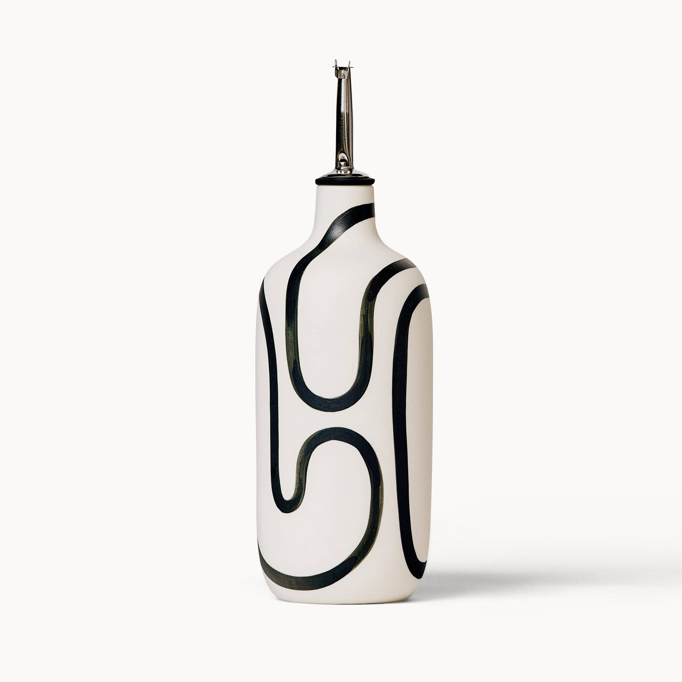 Oil / Vinegar Cruets - Black Outline: Tall