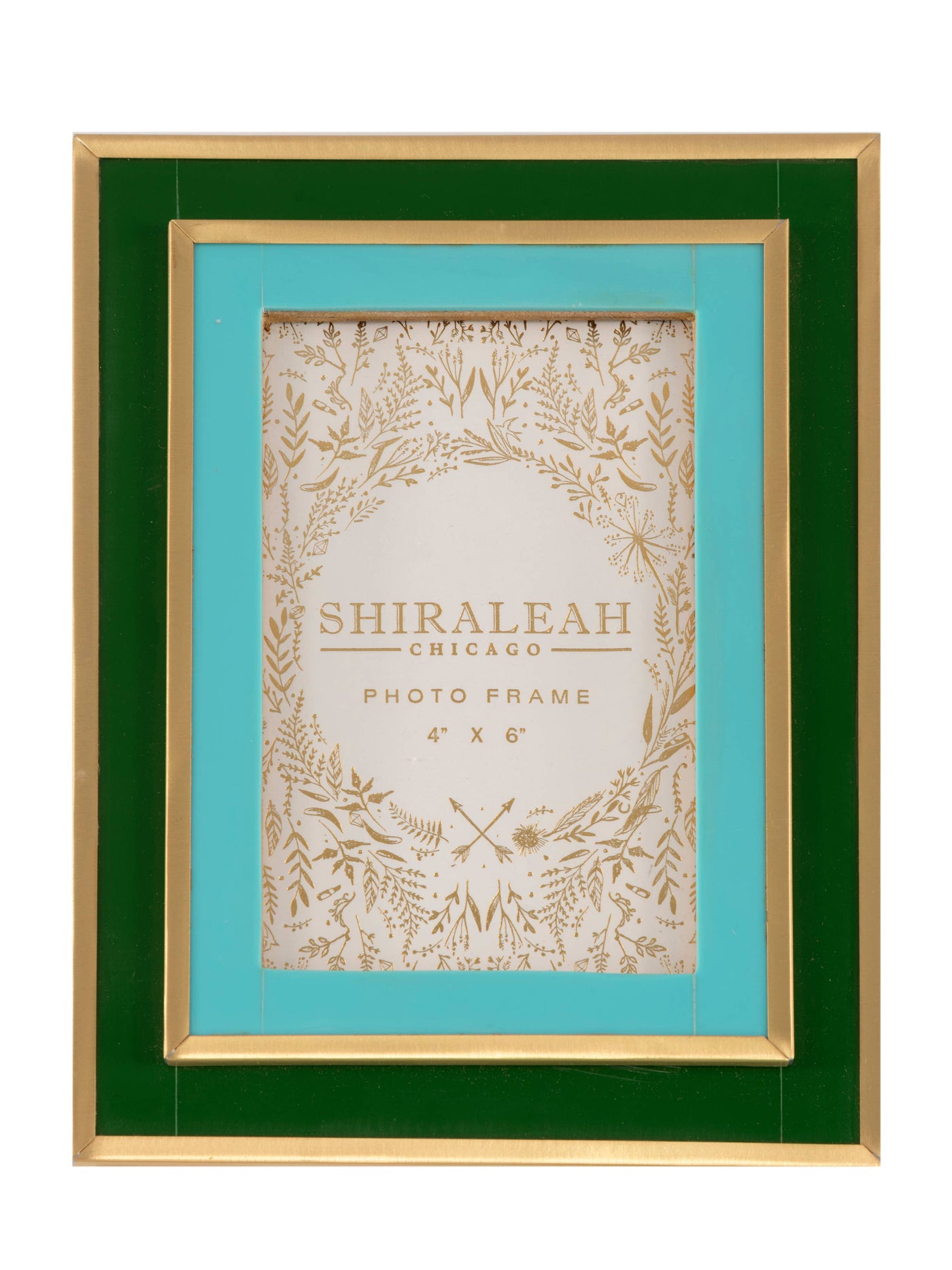 Green Border 4x6 Picture Frame