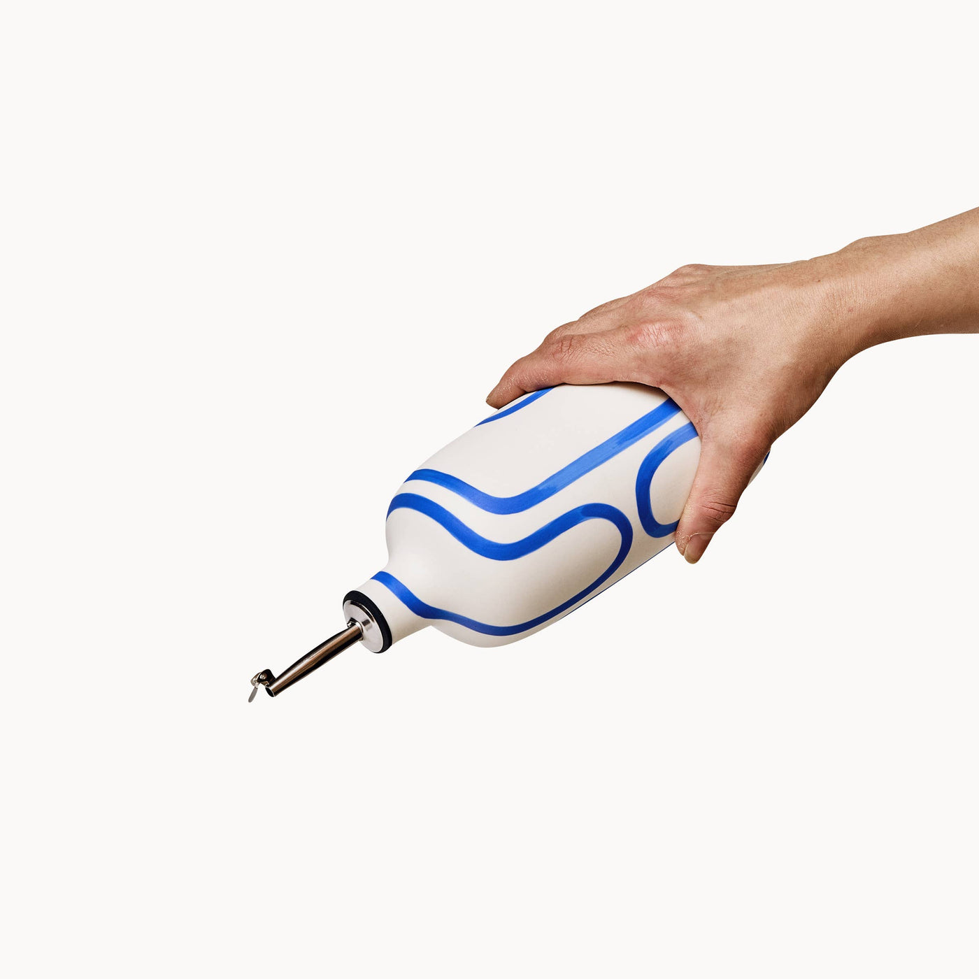 Oil / Vinegar Cruets - Cobalt Outline: Short