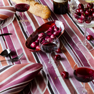 Lisbon Stripe Tablecloth