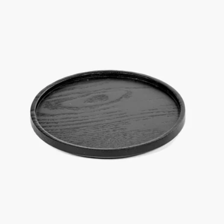 Black Wood Coasters - set of 4