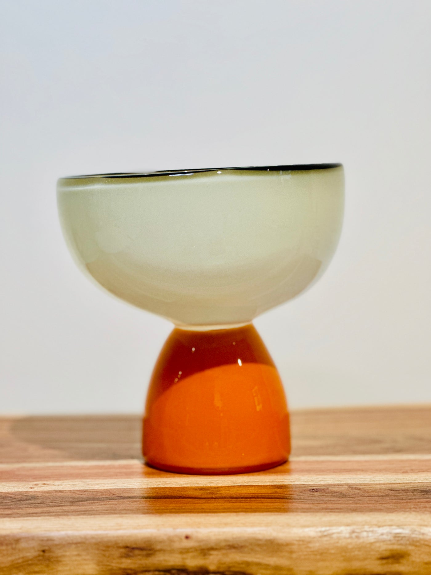 Cream and Tangerine Fruit Bowl