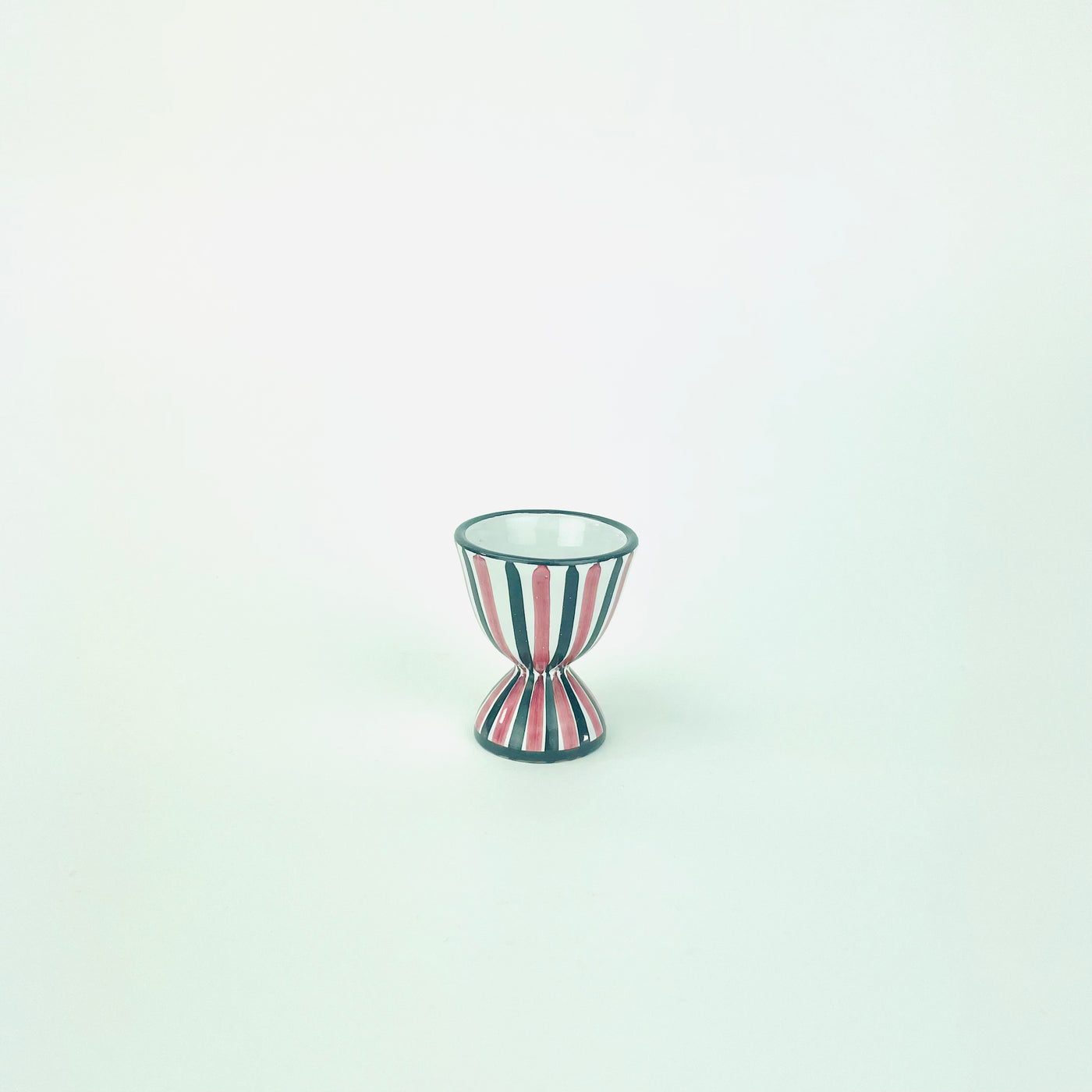 Vintage Striped Egg Cup