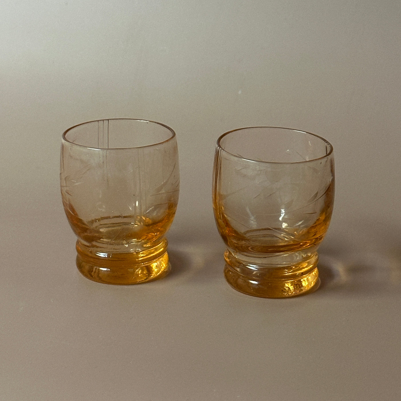 Vintage Mini Glasses - Set of 2
