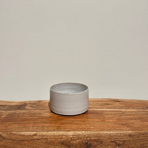 Small White Cylinder by Tracie Hervy