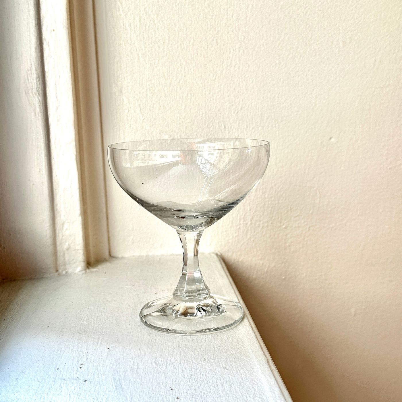 Vintage Crystal Coupes - set of 2