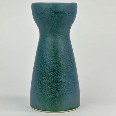 Blue Handmade Vase by Moss Made Pottery