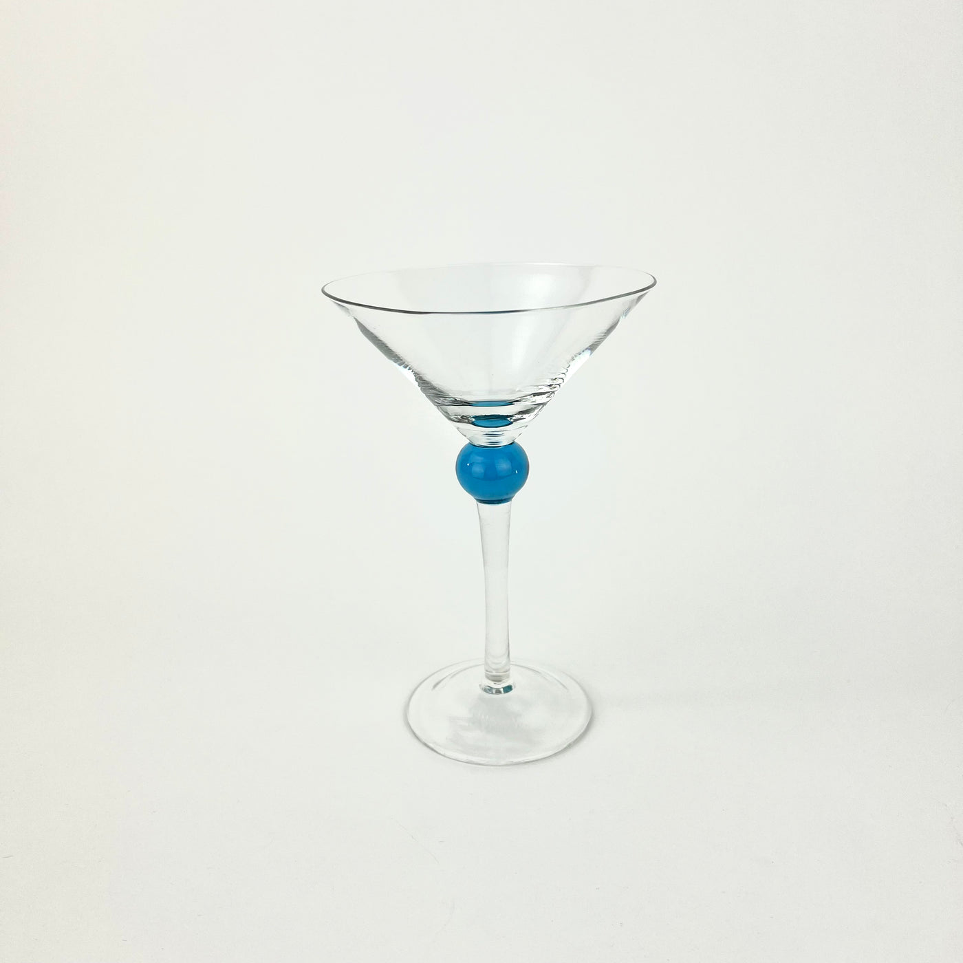 Vintage Bombay Sapphire Martini Glasses - set of 5