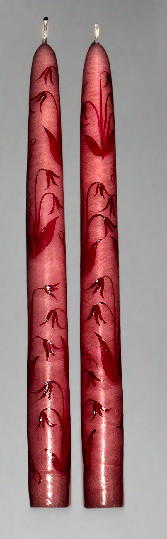 MJ Tablescapes Hand-Painted Taper Candles