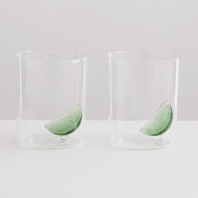 Set of 2 Gin & Tonic Glasses by Maison Balzac