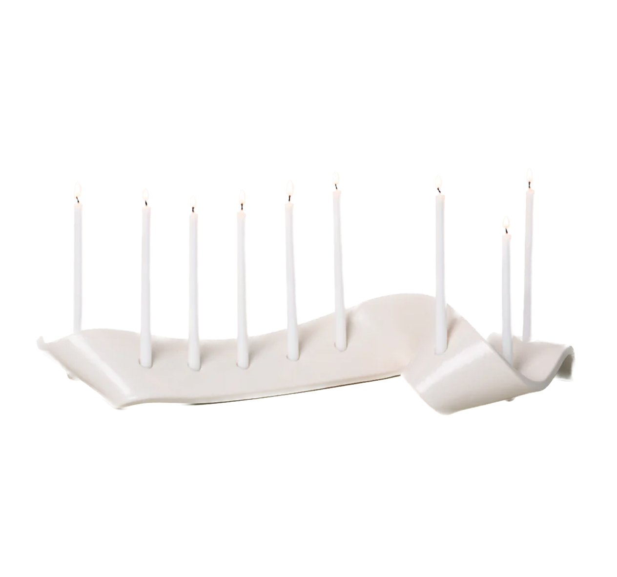 Swey Menorah by Sin Ceramics