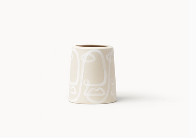 Sand Pillar Vase by Franca Brooklyn