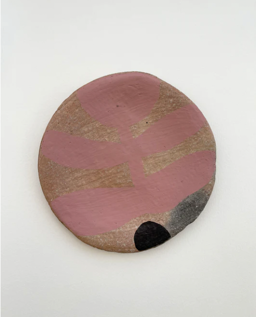 Decorative Handcrafted Plate - Pink