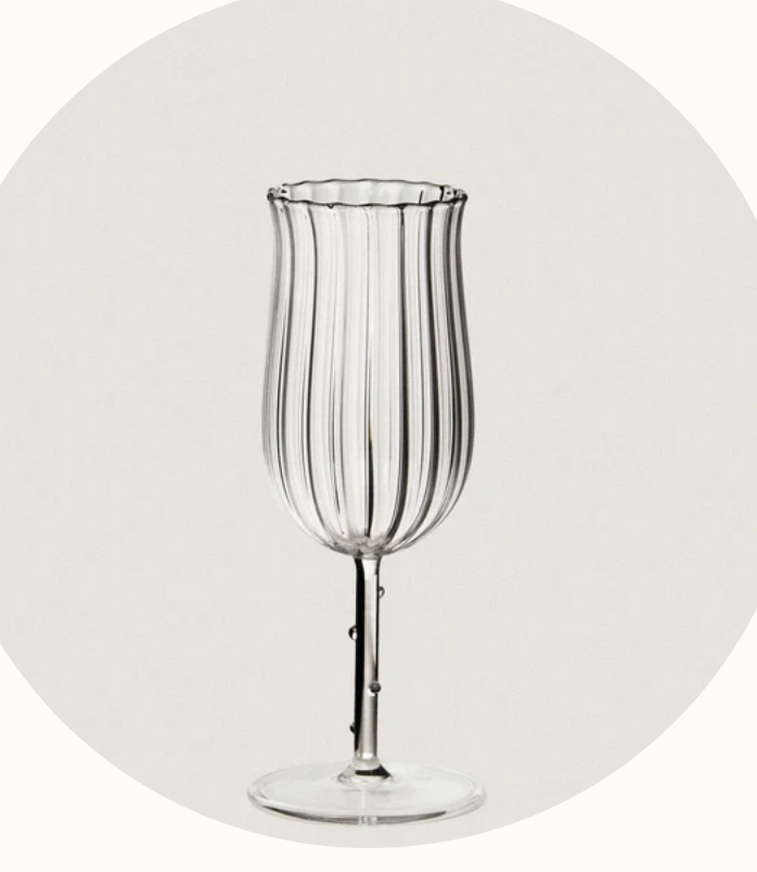 The Tulip Wine Glass by Sophie Lou Jacobsen