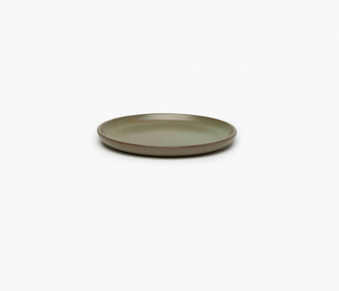 Small Tapas Plate in Olive Green