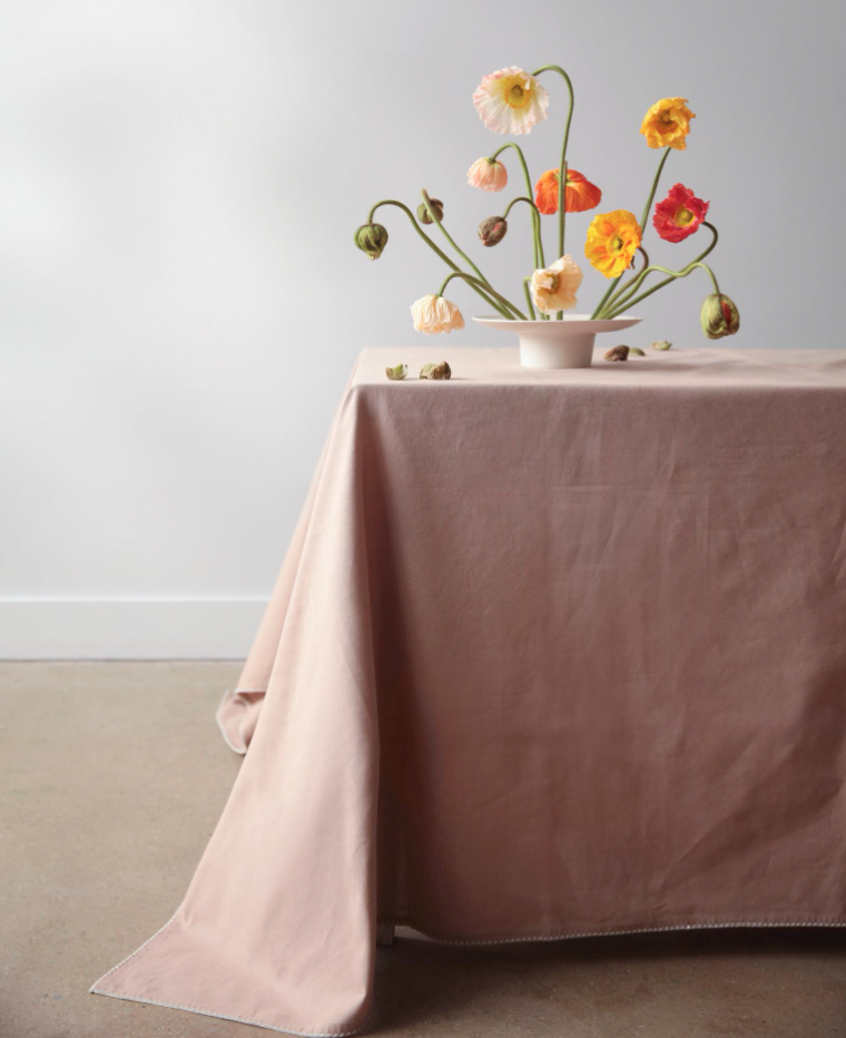 Trellis Tablecloth in Pink