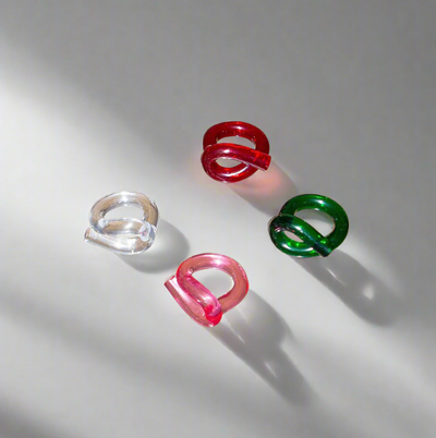 Magenta Loop Ring: Small