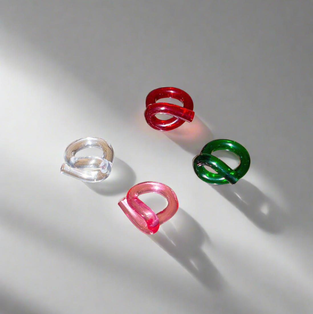 Pink Loop Ring: Medium