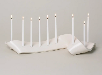 Swey Menorah by Sin Ceramics