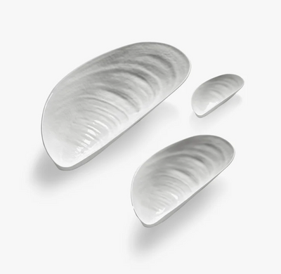 White Mussel Bowl