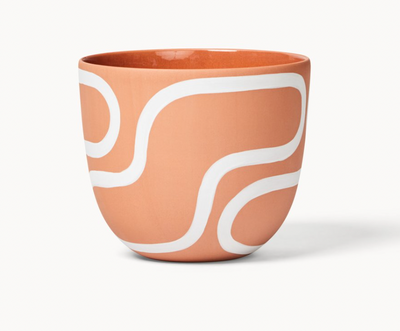 Terracotta Outline Planter by Franca Brooklyn