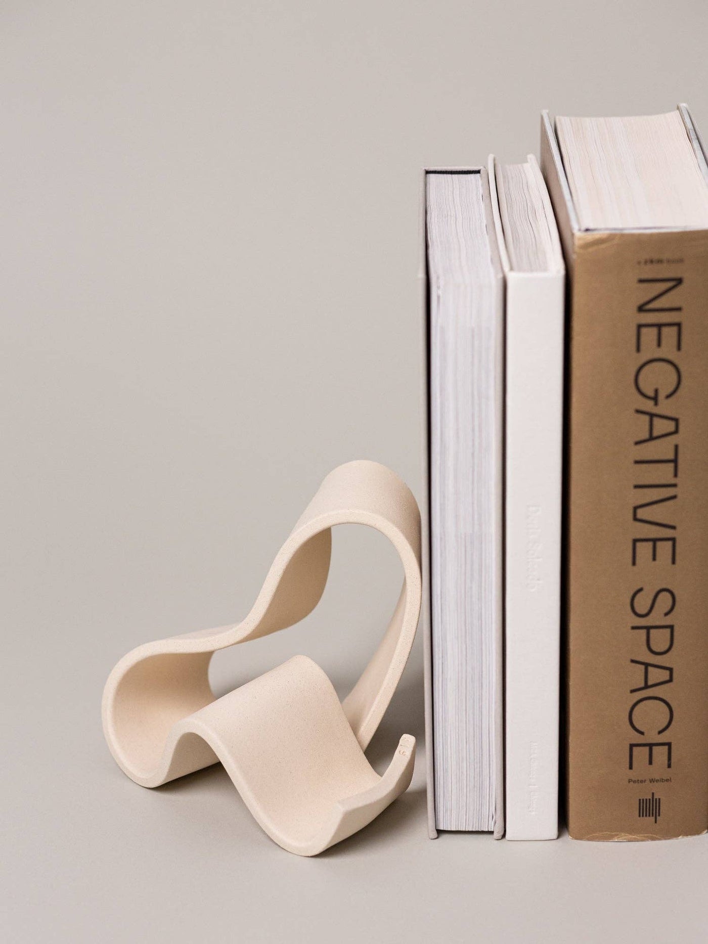 Fettu Bookends (1 Pair), Bone