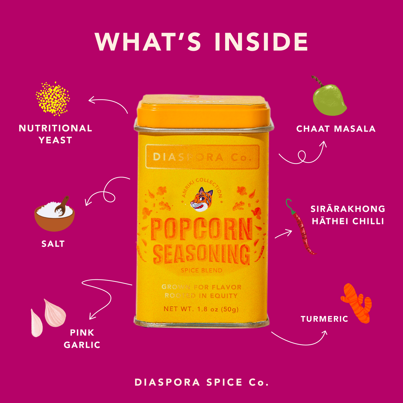 Diaspora Popcorn Seasoning Spice Blend)