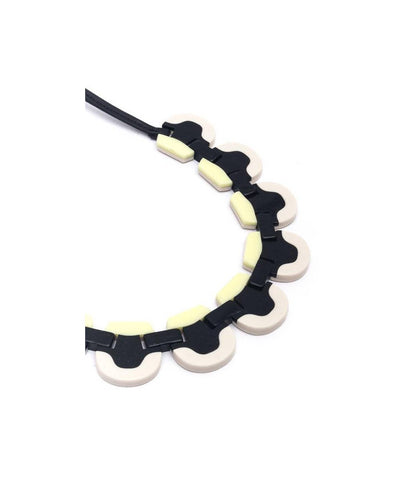 Panorama Wave Necklace Vanilla