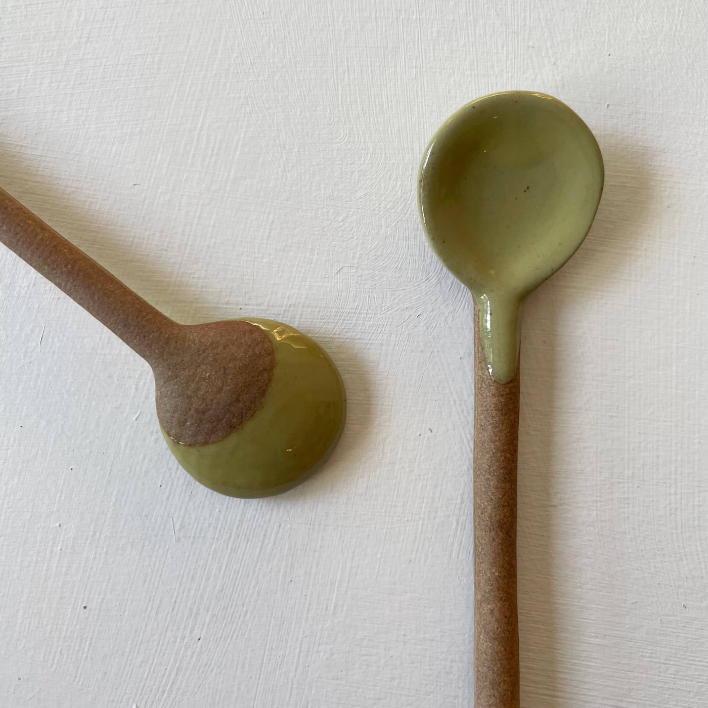 Handmade Ceramic Spoon in Yellow