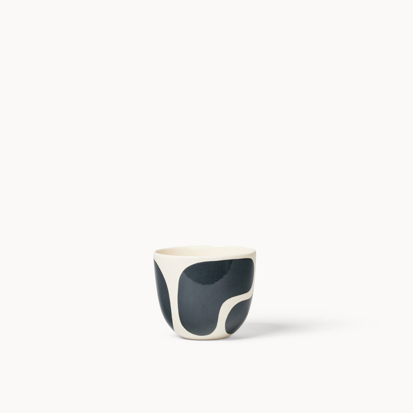 Black Color Block Planters (gloss): Small