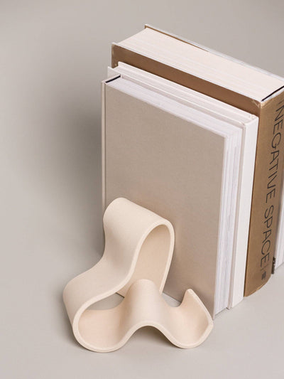 Fettu Bookends (1 Pair), Bone