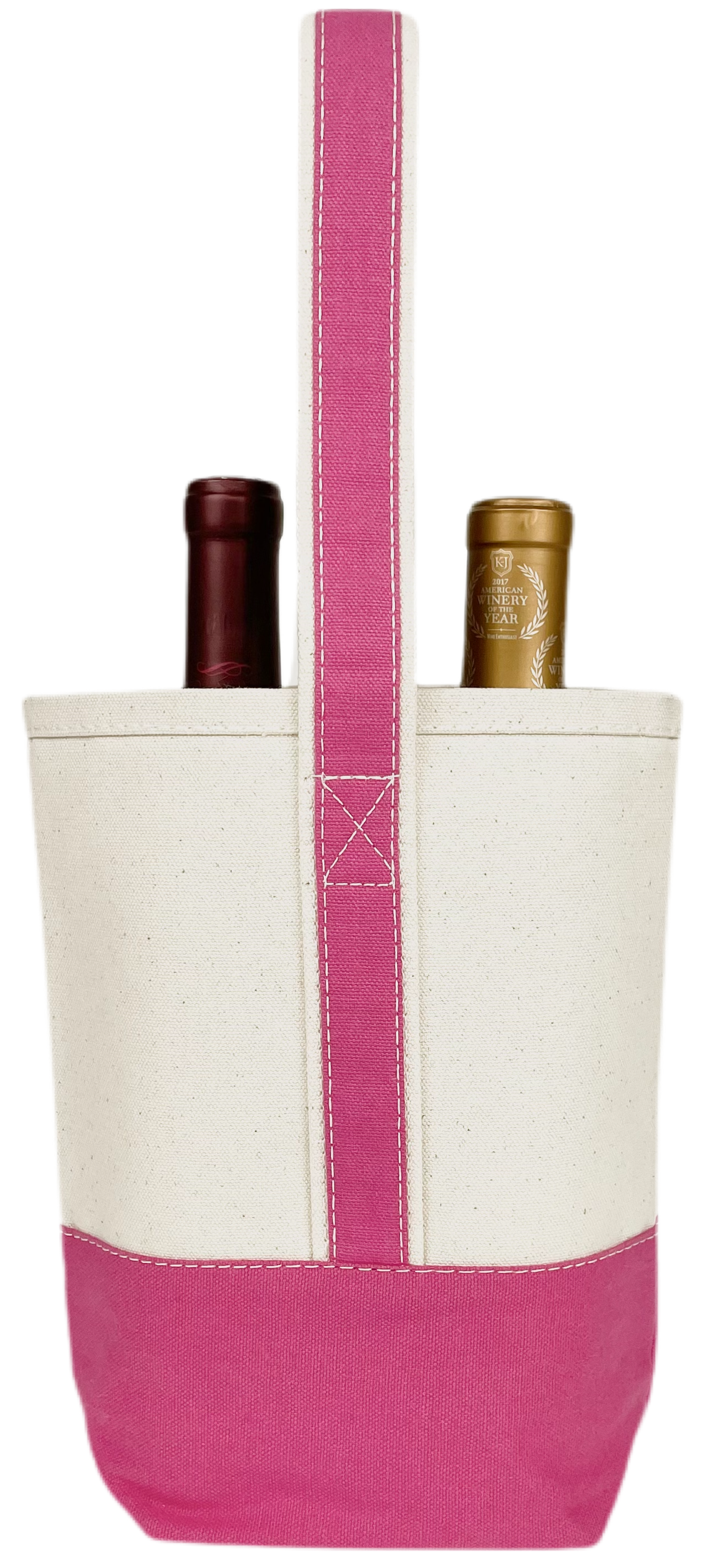 Double Wine Tote Bag: Orange