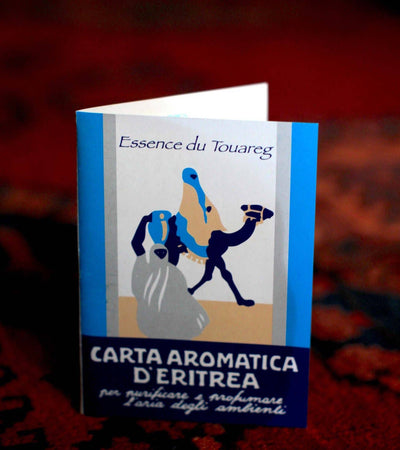 Carta Aromatica d’Eritrea Blù BLUE Incense Paper Booklets