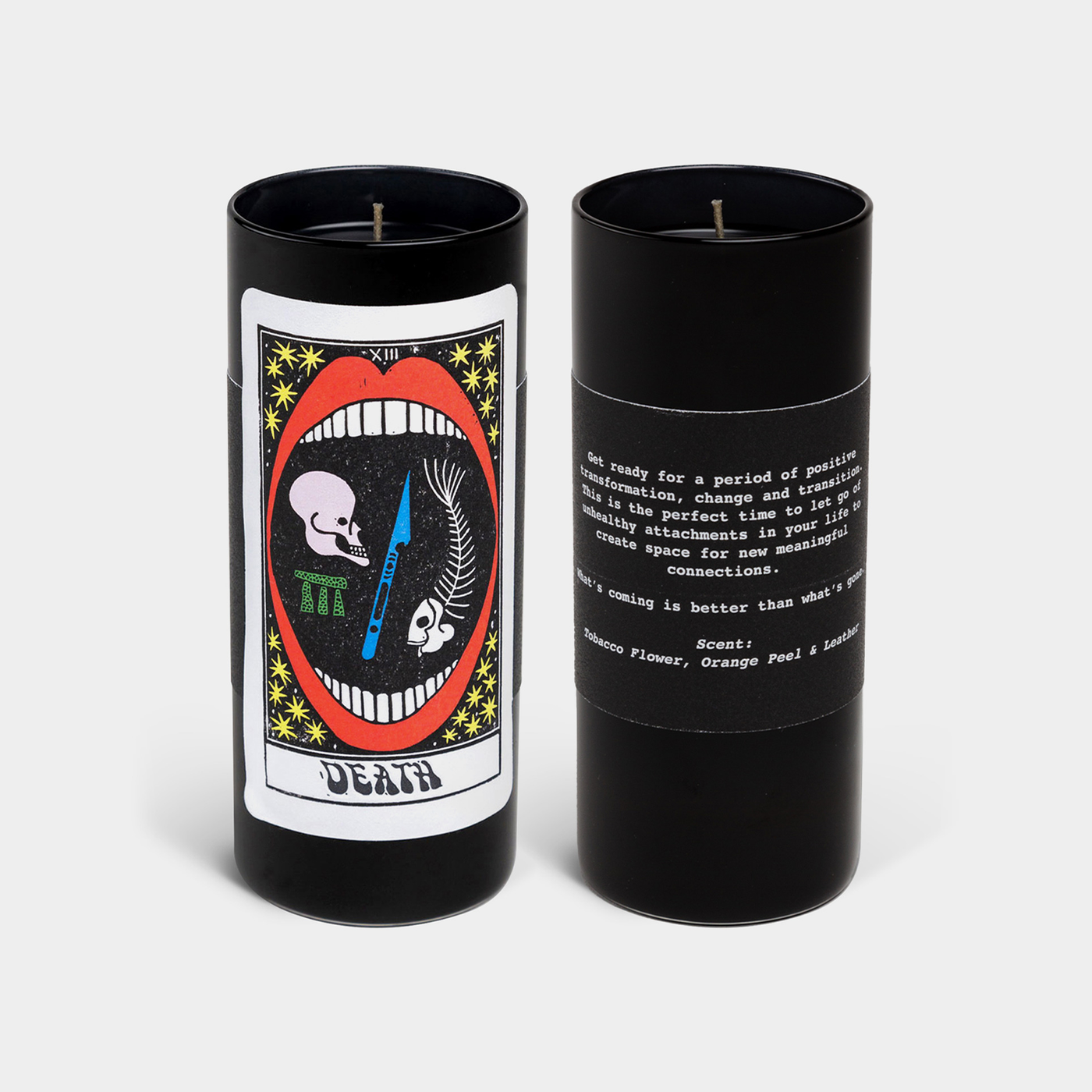 Death Tarot Candle - The Grey Pearl