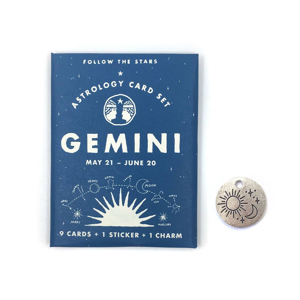 Astrology Card Pack - Gemini (May 21 - June 20) - The Grey Pearl